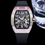 Richard Mille RM67-01 Colored steel case with diamonds Diameter 38 / 48mm watch